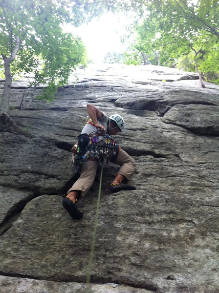 Tj getting intense on the first couple moves on Middle Earth.