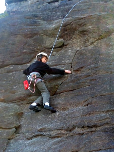 Tyler starting up Sidewinder.