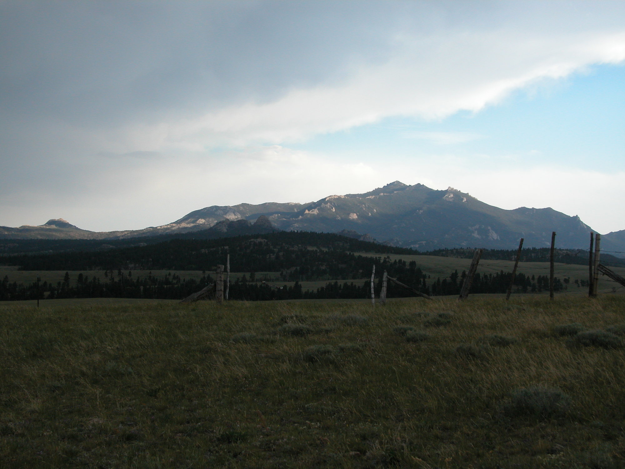 Laramie Peak as seen from the Esterbrook Rd about 4 miles east of