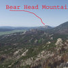 Bear Head Mountain as seen from Black Mountain.