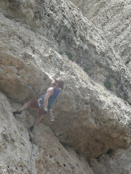 Right before the crux