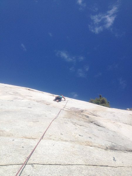 Mother-daughter spring break lead climb "Dirty Dishes!" Outstanding day finishing with a stop at the Kern River brewery for veggie burgers and 2 Class-5 stouts! Great day!!!!