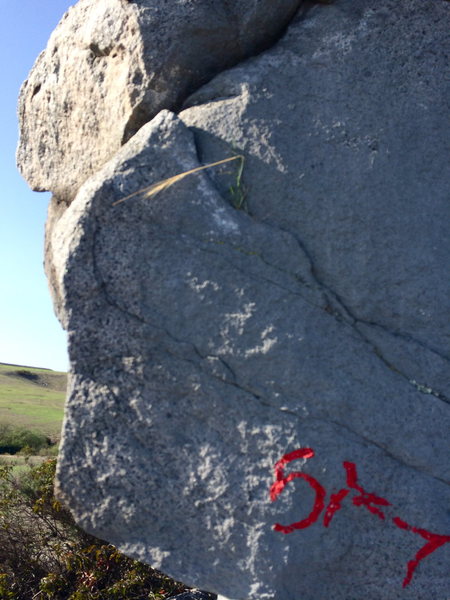 Side pull plant of east arete