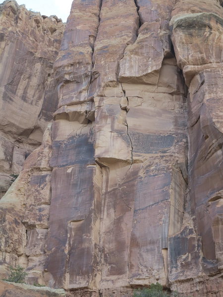 You can see the obvious line through the bulge.