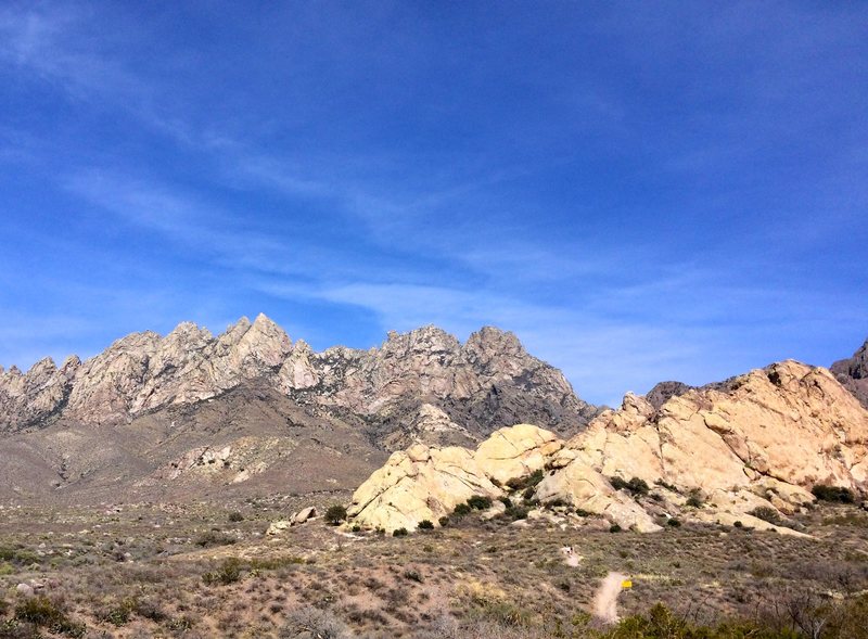 View of Organs from La Cueva parking lot.
