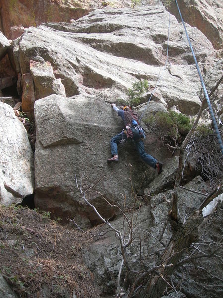 Dave at the start and crux.