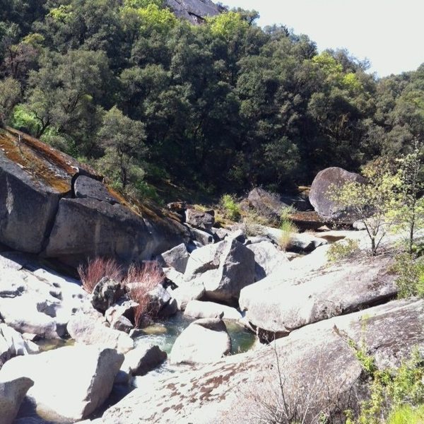 Downstream view of Granite Cove.