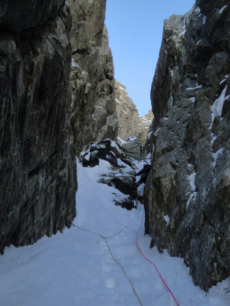 The chimney on pitch 5.