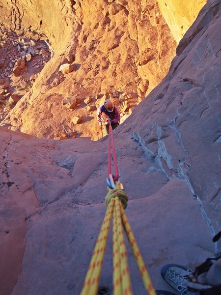 last rapp off of Elephant Butte