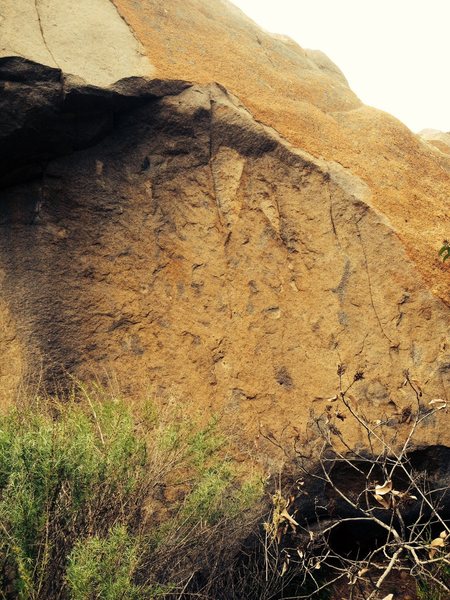 Old School Problem. #1 as seen from trail.