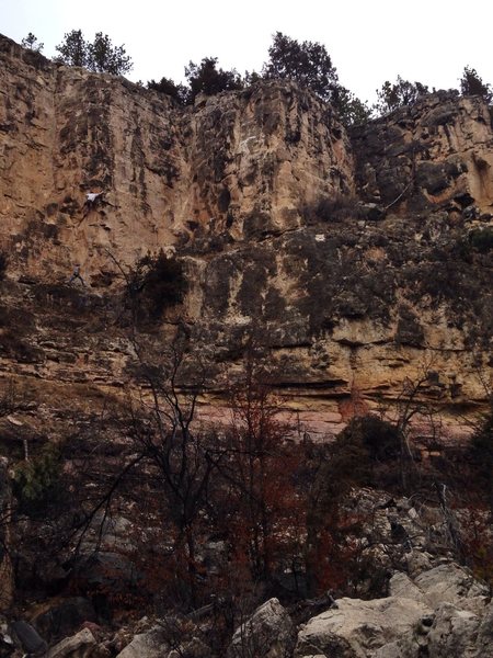 Photo taken from the drainage