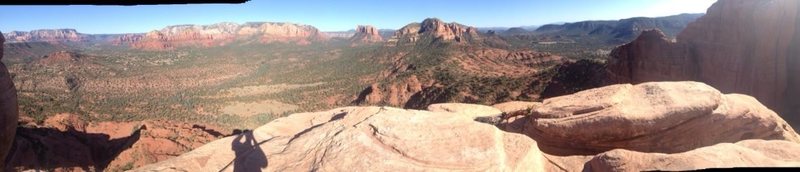 Looking southish from the summit.