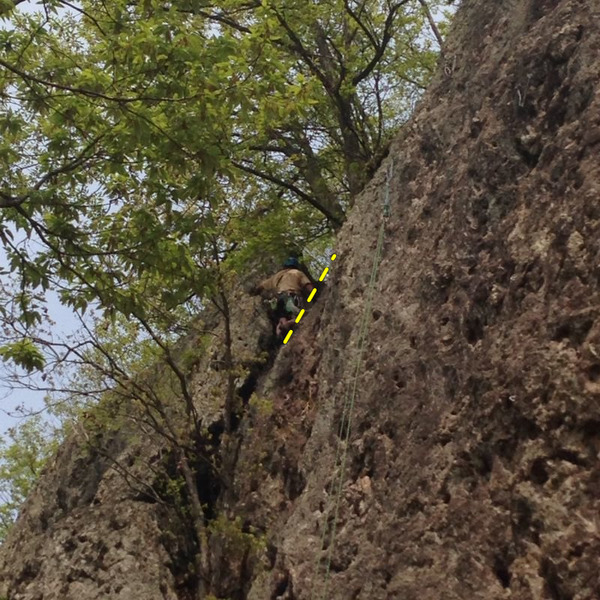 Top out after "Cave Scramble"