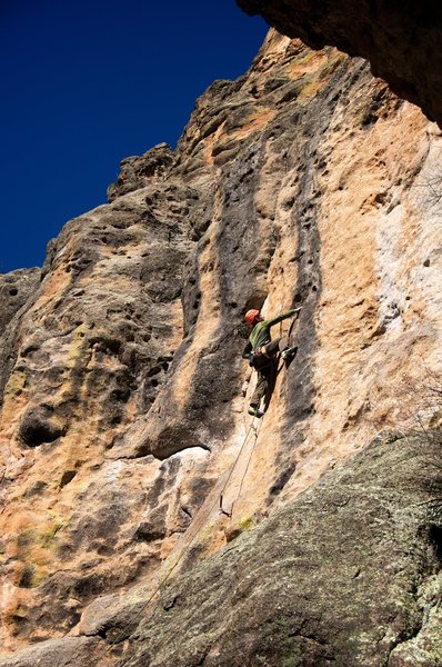 Getting into the meat of the route. February 2014.