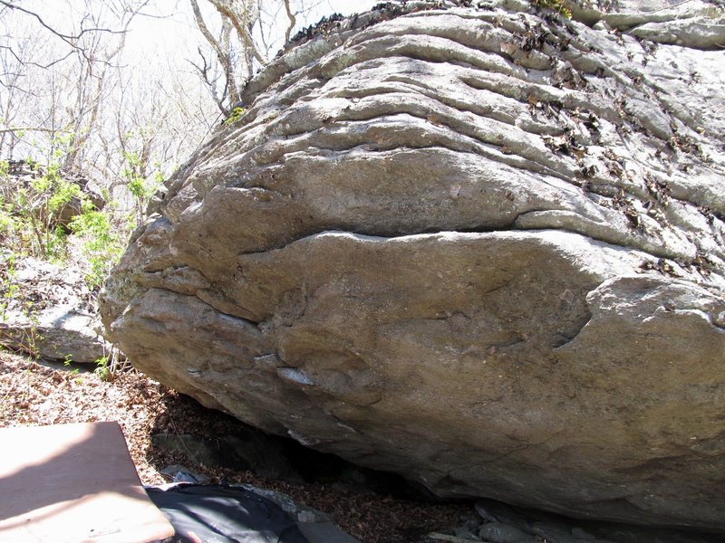Buffalo Roof on the left end of the Buffalo Boulder