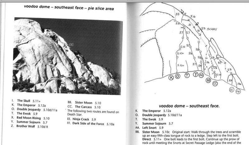 Some Routes at Needles