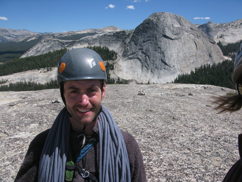Top of Daff Dome (West Crack Route)......if I only had that hair