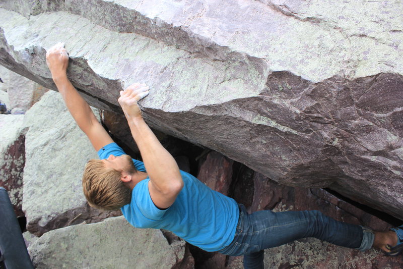 Ben Strobel gains the lip on Minnesota V10