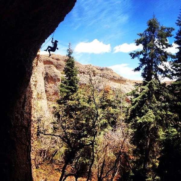 Pipe Dreams was amazing. Perma-draws and overhanging conglomerate!