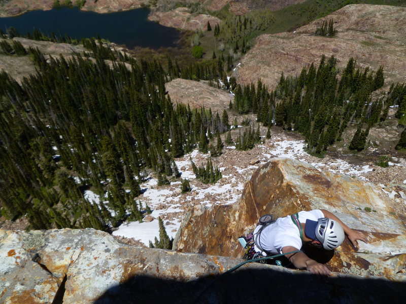 Topping out a pitch... not sure which one<br>
<br>
June 2013