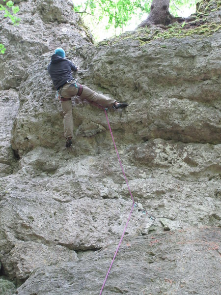 Jonas finishing out the overhang in My Secret Life.