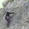 Fanny, about to enter the crux of Flop.