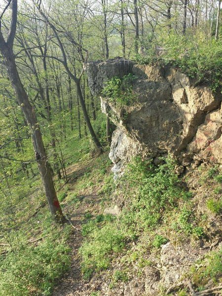 Just a wider, more recent shot of the same section of ledge pictured on this area's profile.