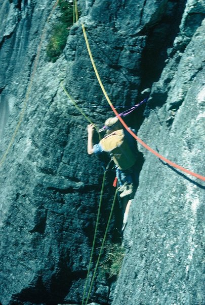 Bobby Rotert with Diff and Blair on that early OR ascent perhaps the fourth