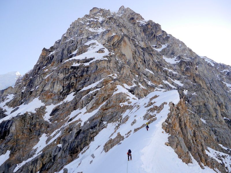 Lower part of SW ridge of Peak 11,300