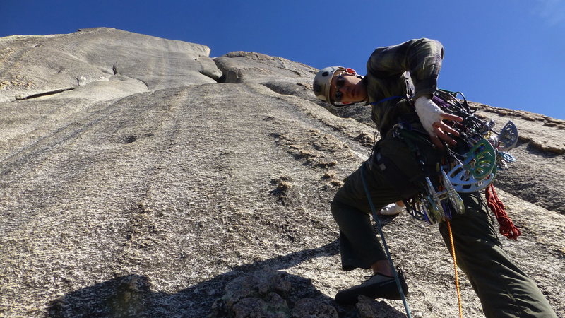 Daniel starting pitch 2. Clean rock all around.