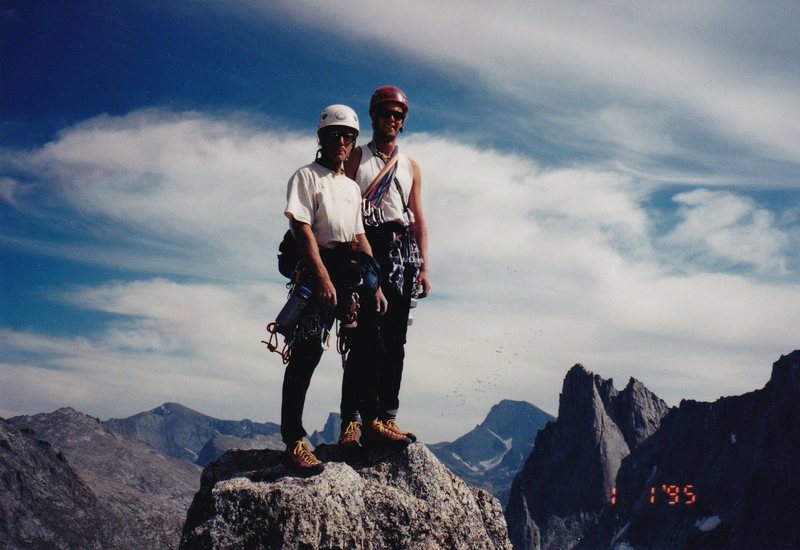 Chuck and I on top of Pingora.