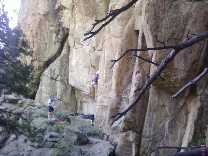 Endless Bummer belay area