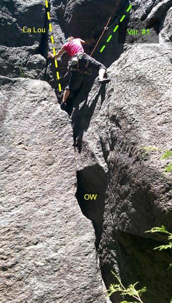 La Lou offwidth start