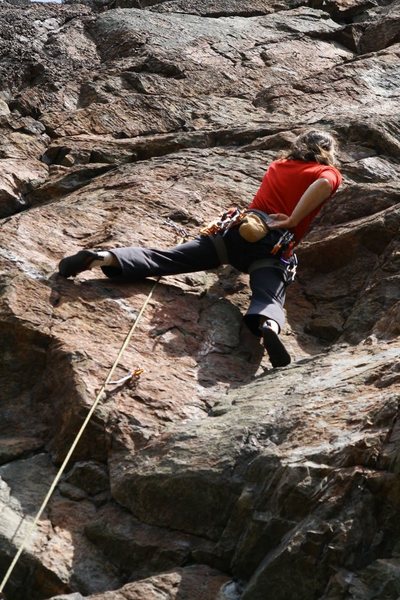 matthew nauman (me) just above the crux of Claim Jumper