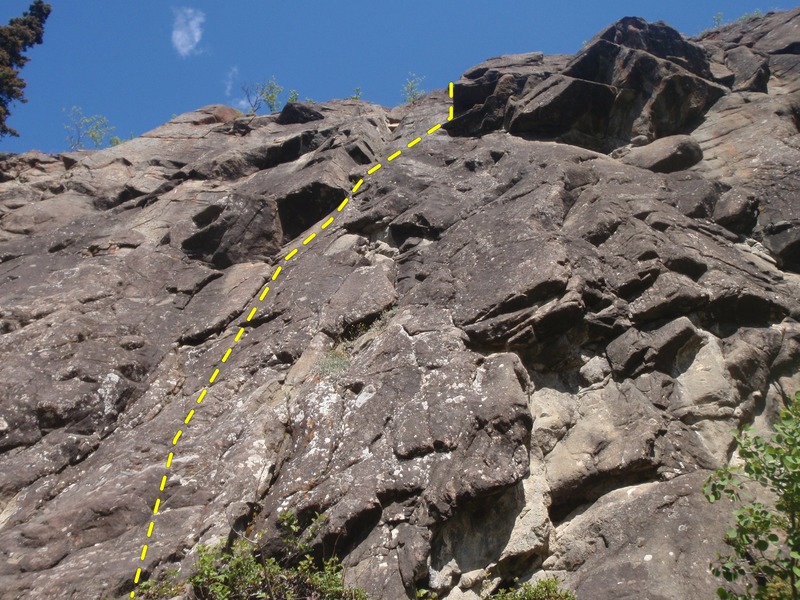Rope Eater Dihedral is a fun route with a dirty finish.