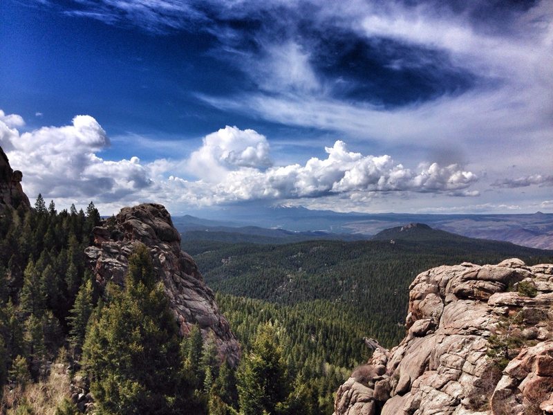 If not for the routes, the Training Grounds boast some of the most spectacular views in Devil's Head.