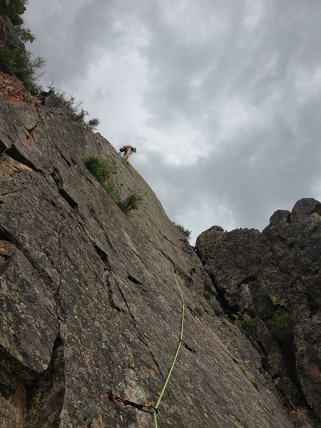 Looking up the third pitch.