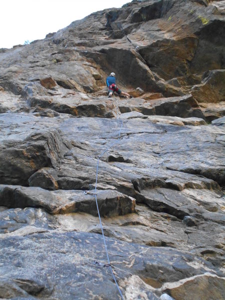 Mike Keegan nearing the roof moves on Pretty Woman.