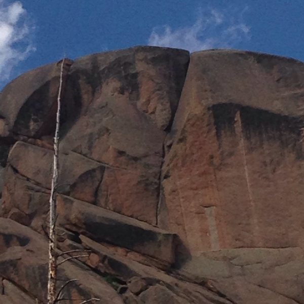 The two upper, dihedral pitches. Absolutely stellar climbing.