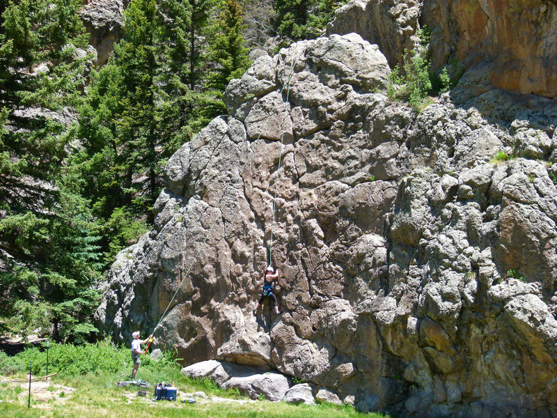 Very easy to hike and set up a TR if you can't/don't want to lead.