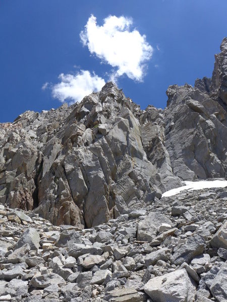 base of the route