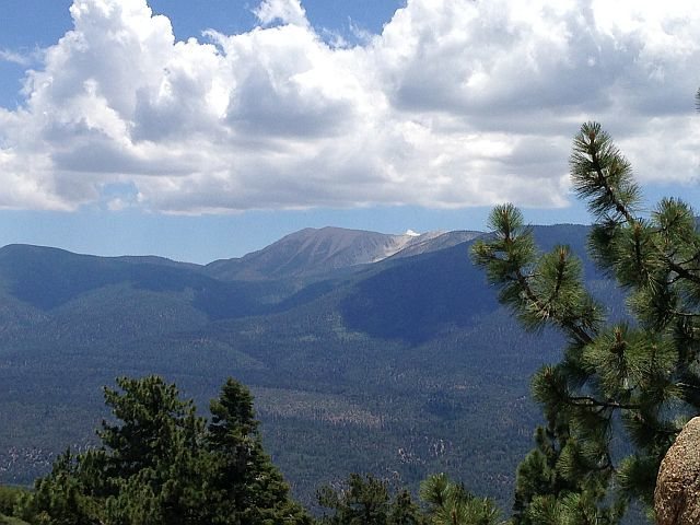 San Gorgonio Mountain from the Skyline Trail (2N10), Big Bear South