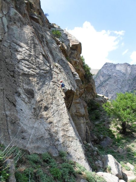 Michael Decker lower on Priest.