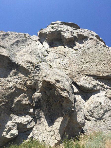 Giant Flake, to crack, to chiminey. Wear a shirt and pants, you'll be bleeding if not