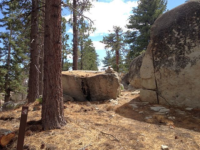 A portion of the trail to Black Bluff, Big Bear South