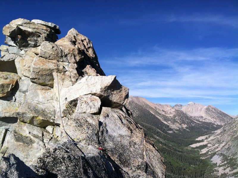 last stroll to the unusual summit block