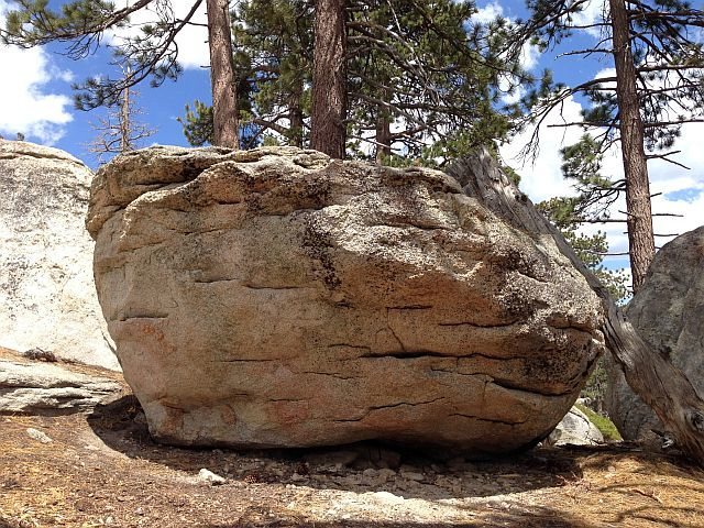 The Ant Boulder near Bluff Mesa CG, Big Bear South