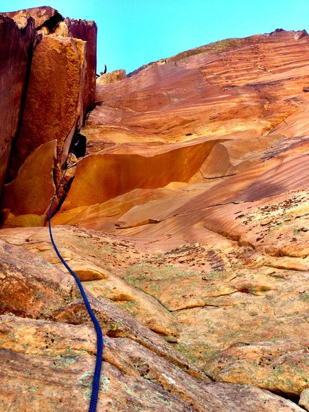 Looking up at Pitch 4.