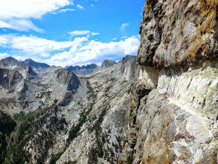 Wild inverted dike on route