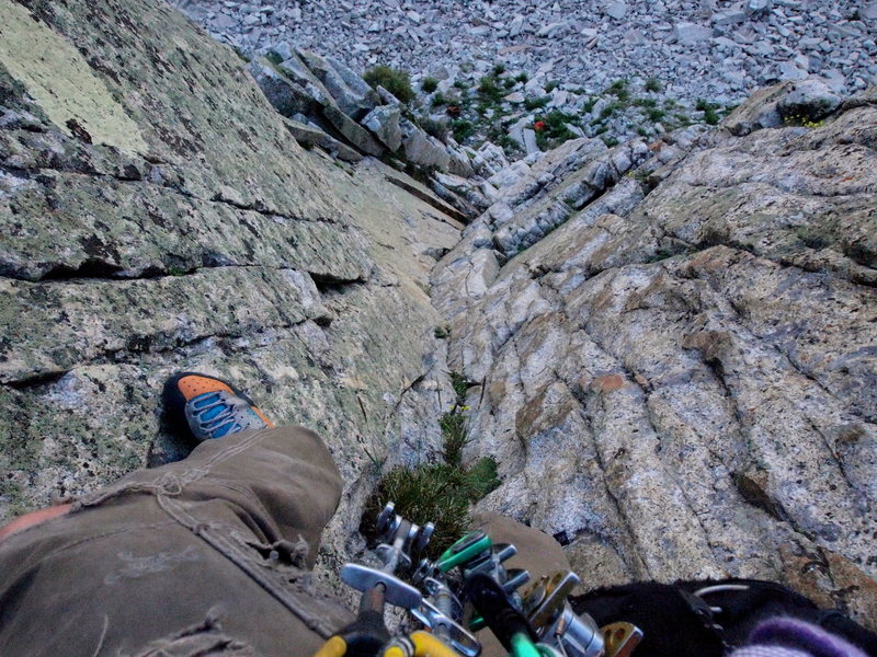 Looking down the fun corner